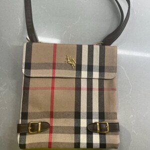 Burberry Crossbody Brown Plaid Bag